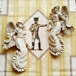 Female Angels Sculpted Wall Decor - Set of